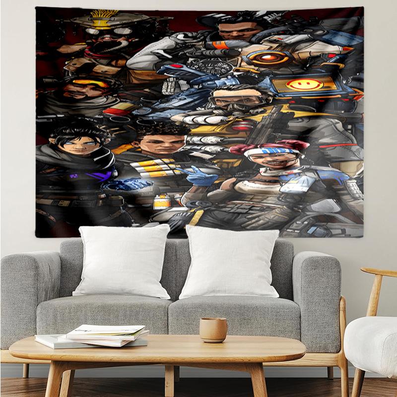 Red And Black Apex Tapestry, Unique Design Tapestry, Suitable for Bedroom,Livingroom, Playroom,Heartwarming Fan Holiday Gifts