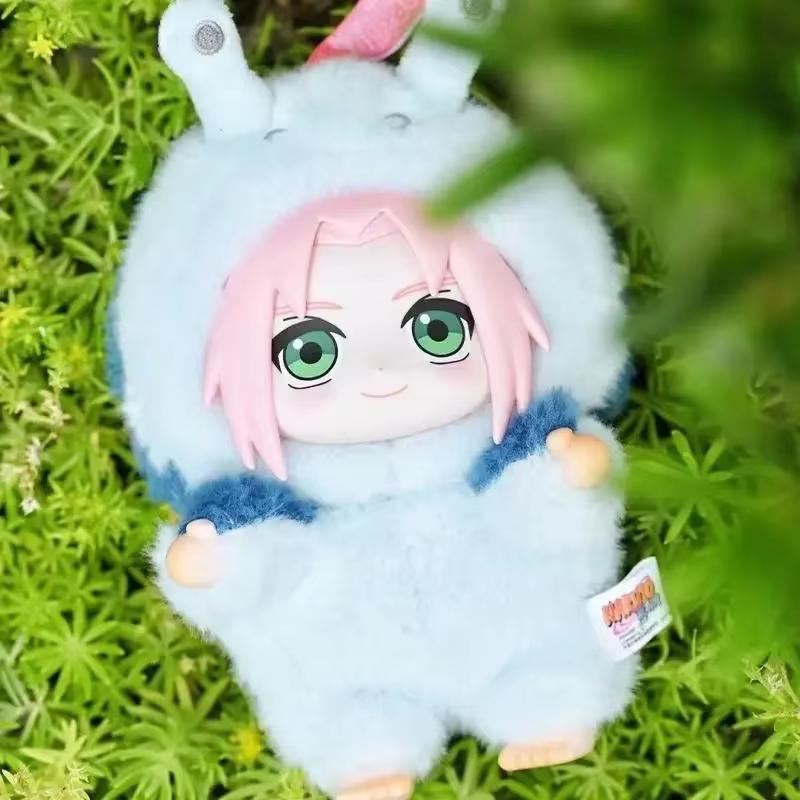Toptoy Shippuden Beast Party Series Plush-Like Texture Vinyl Figure Blind Box Chibi Kakashi Sasuke Hinata Collectible