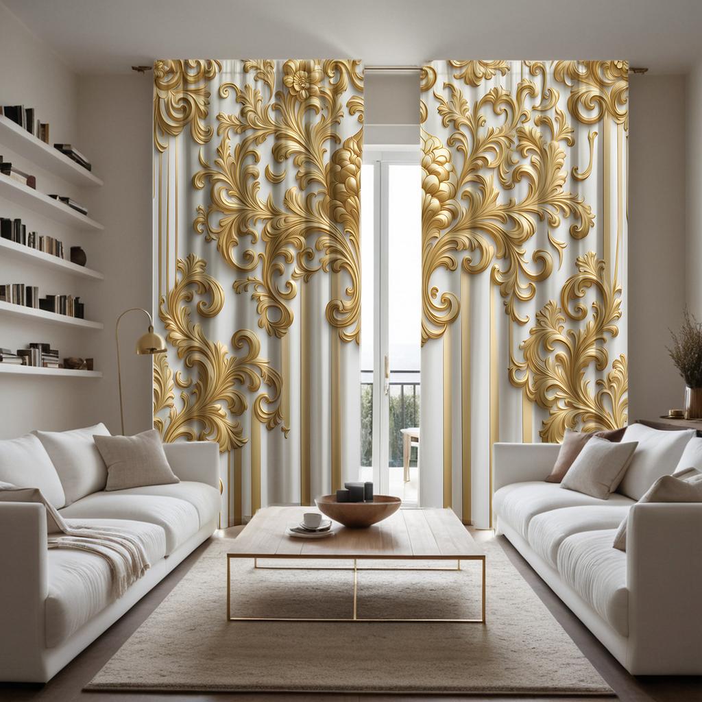 2-х компонентные HD цифровые желтые цветные европейские тисненые цветочные шторы для украшения дома в стиле декоративной гостиной и спальни