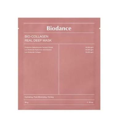 Bio Collagen Real Deep Mask Pack – Интенсивная укрепляющая и увлажняющая тканевая маска