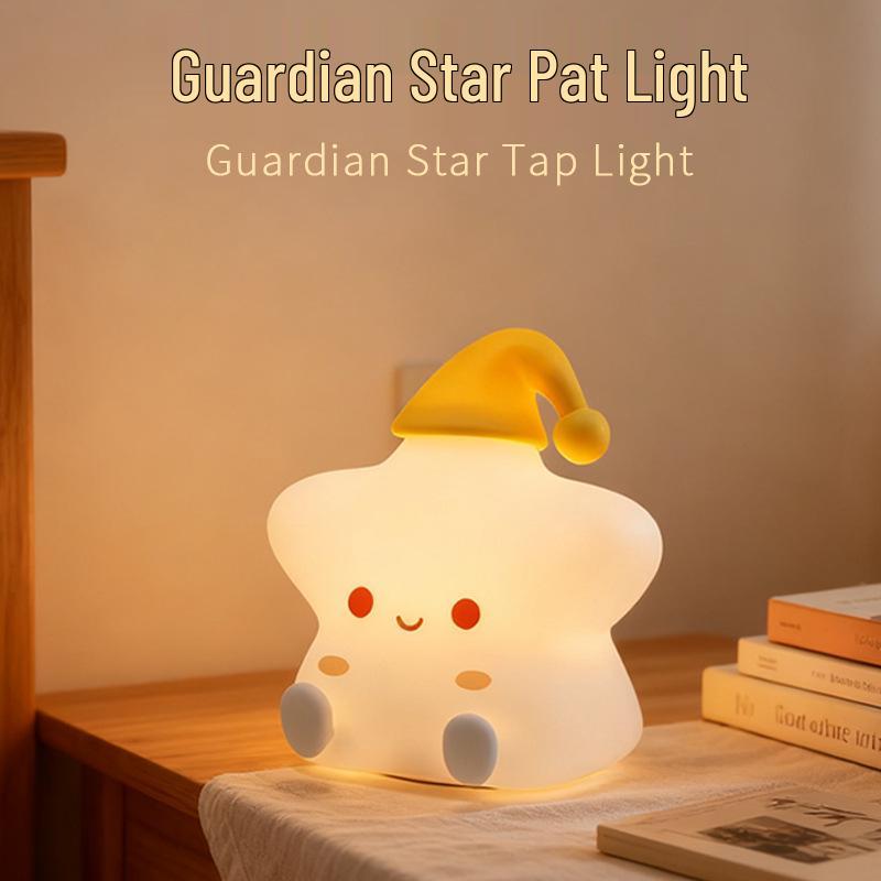 Guardian Star Silicone Table Lamp – Sleep Aid & Night Light Gift