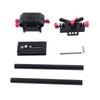 DSLR Camera Rail Riser Rig System Quick Release Base Kit Mount Clamp 15mm Dual Rod Universal