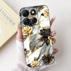 For Motorola Moto G86 Power Case Popular Flower Space Soft Black Silicone TPU Funda For Moto G86 Power 2025 Bumper G86Power Case