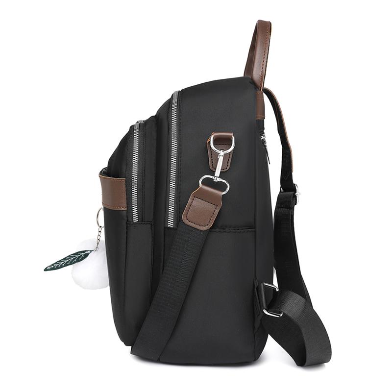 Женский контрастный цветной рюкзак, нейлоновая сумка через плечо, многофункциональный рюкзак