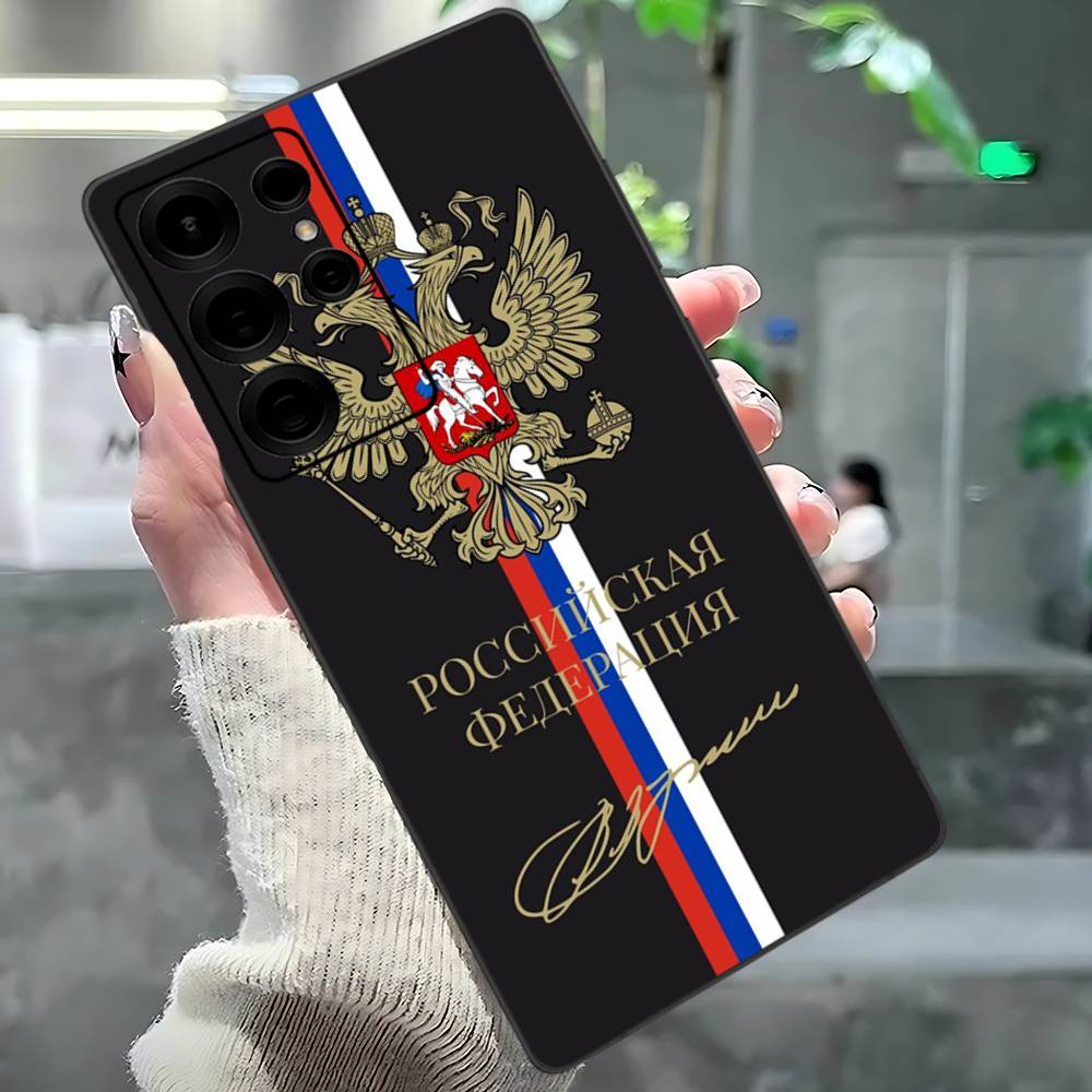 Popular Flag Of Russia Phone Case For Samsung S 24 Fe 25 Ultra Plus 20 Lite 21 30 22 23 24 22 Ultra 5G Fundas