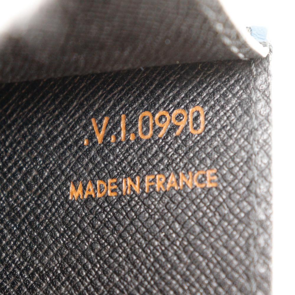 LOUIS VUITTON Art deco Clutch bag M52635 Business Bag Toledo Blue Blue Epi Leather Women Used