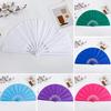 Folding Hand Fan for Women Foldable Chinese Tai Chi Fan Vintage Clap Fan for Festival Dancing Cosplay Wedding Party