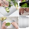 Stainless Steel Cutting Board 201 Stainless Steel Dishwasher Safe Chopping Boards For Kitchen Double Sided Metal Cutting Board