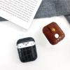 Чехол для наушников с каменным узором из кожи для AirPods 2, защитные аксессуары для наушников