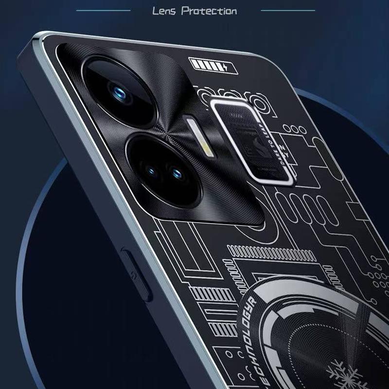 Magnetic Case For Realme GT 3 Heat Dissipation Back Cover Case for REALME GT3