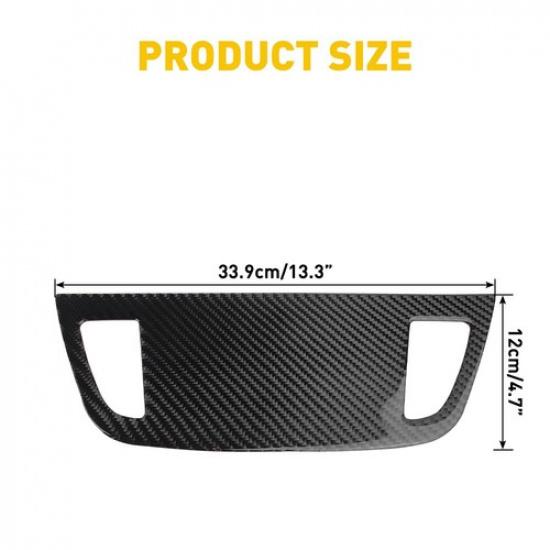 For BMW 3Series E90 E92 2005-2012 Rear Fiber Carbon Dashboard Panel Cover Trim