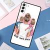Мама Дочь Девочка Сын Папа Чехол Для Samsung Galaxy S23 S22 S24 Ultra Note 20 S20 S21 FE S9 S10 Note 10 Plus Задняя Крышка
