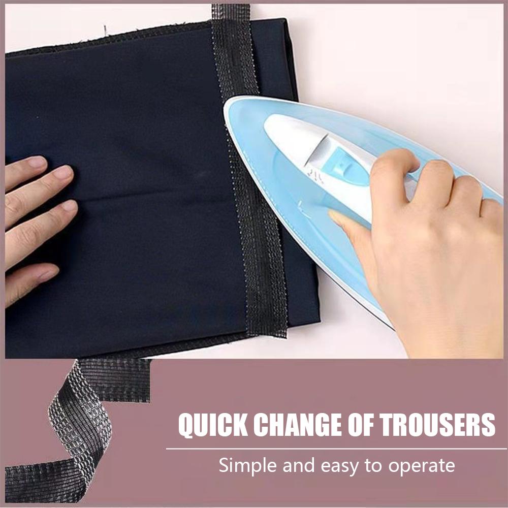 Самоклеящаяся ткань для шитья своими руками, быстрые брюки, наклейте утюг на брюки, обрежьте деталь