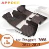 APPDEE Автомобильные коврики для Peugeot 3008 2011 2012 2013 Custom auto foot