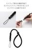 ELECOM Hand Strap for Fujifilm and Other Compact Rope Drop Black Instax, QuickSnap, Cameras, Braided, Protection, (IC-STHKNBK)