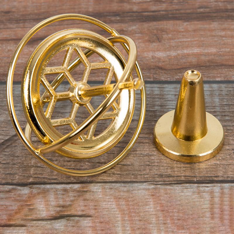 Самобалансирующийся гироскоп, антигравитационная декомпрессионная развивающая игрушка, красочный пальчиковый гироскоп, подарок на день рождения, Рождество для детей