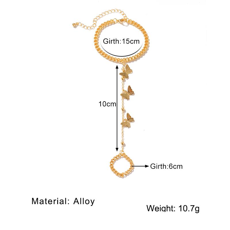 Женские благородные ювелирные изделия, простой кулон в виде бабочки, модный изысканный индивидуальный браслет