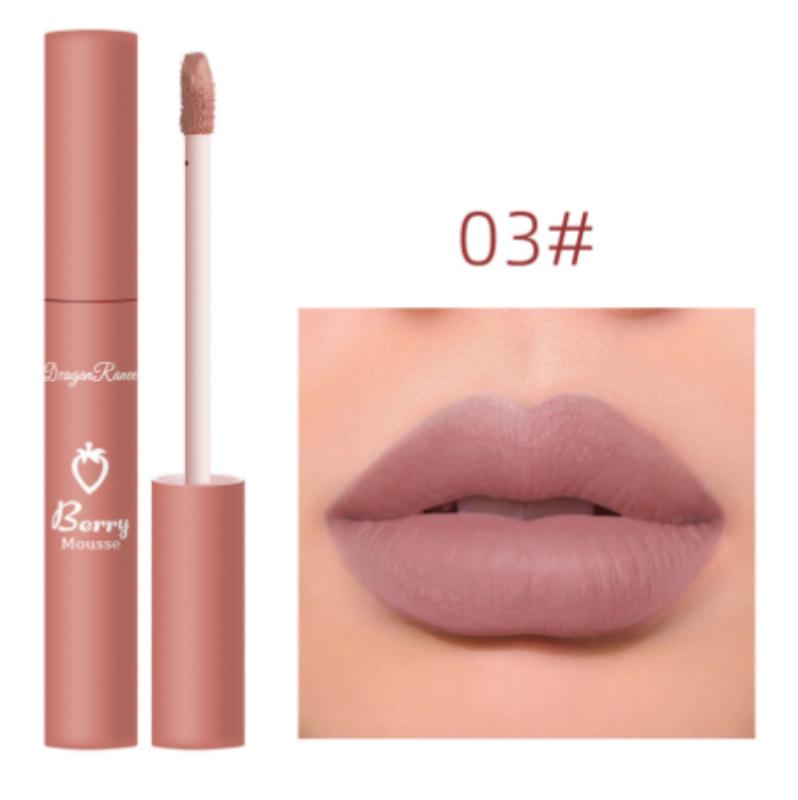 12 цветов пигмент для блеска для губ матовый бархатный макияж Waterpoof долговечная жидкая помада телесного цвета коричневый красный цвет для женщин