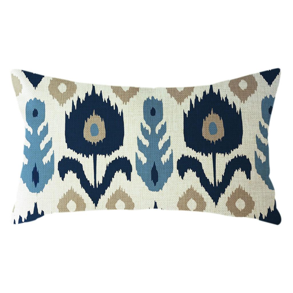 Minimalist Geometric Pillow Case Linen 30x50cm Cushion Cover Home Decor