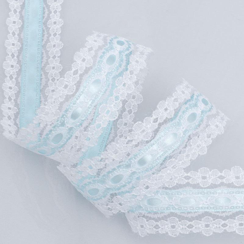 Elegant Polyester Press Lace Ribbon Bow Handmade DIY Clothing Accessories Ties Decorative Ribbon Hair Decoration Ribbons Crafts Making Ribbons