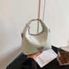 Портативная сумка-пельмень с бантом женская корейская версия ins трендовая модная сумка через плечо 2025 новая простая и универсальная женская сумка