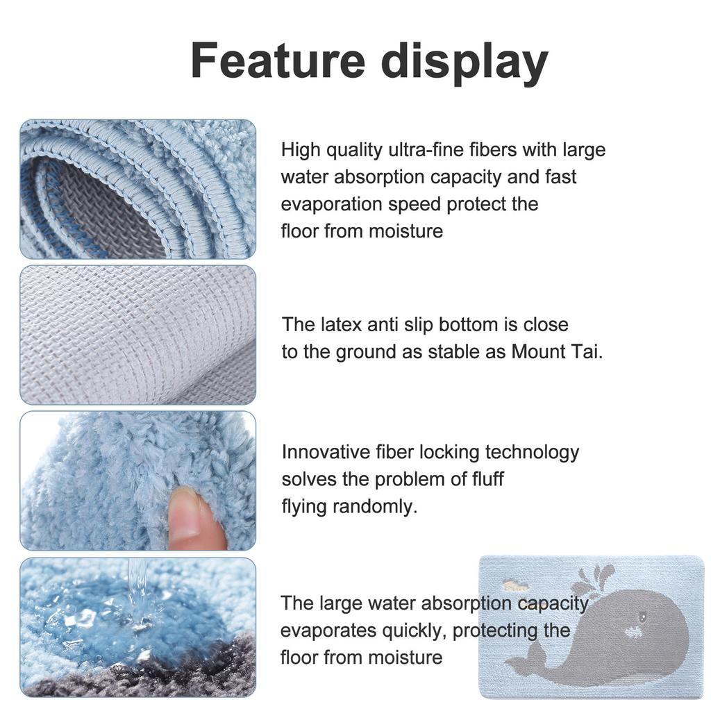 Мультяшный дверной коврик, дверной коврик, впитывающий коврик для ног, домашняя дверь, ванная комната, вход, противоскользящий коврик, ковер