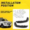 Bumper Retainer Fit For 2014- Toyota 4Runner Front Left and Right Side LH RH