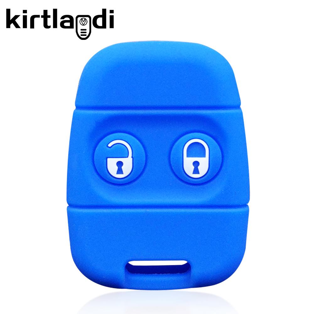 Силиконовый чехол на 2 кнопки для ключа-брелока Land Rover Defender Freelander Rover 25 45 100 200 400 MG ZS ZR MGF Держатель для ключей Чехол-оболочка