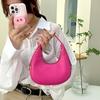 Aligator Half--moon Shoulder Bag for Women Fashion Underarm Bag Design Ladies Armpit Bag