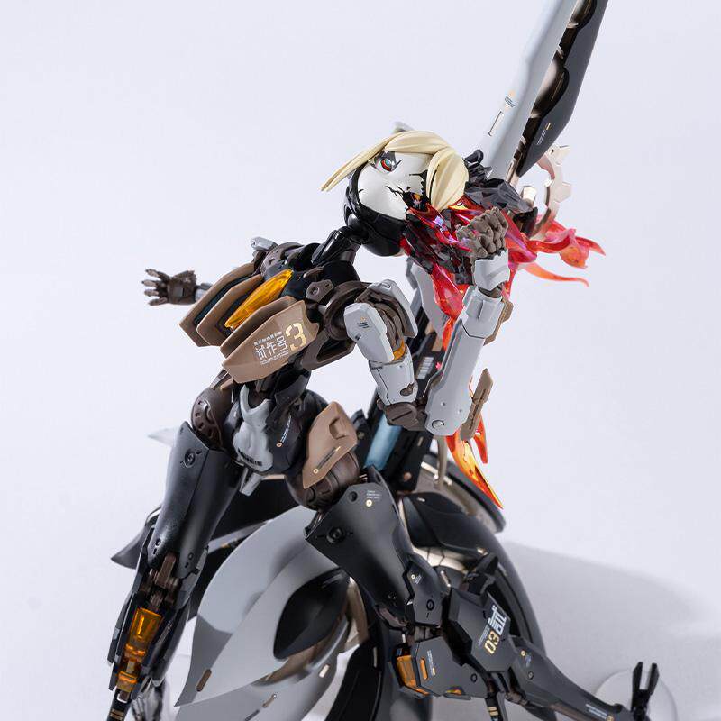 HEMOXIAN NUCLEAR CRAFT Project Rosa Starflower Lily Mecha Girl Action Figure Mechanical Assembly Model Kit Collectible Toy Boys