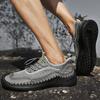 Летние мужские повседневные сетчатые кроссовки, удобная обувь больших размеров, лоферы, дышащая обувь для вождения