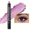 Matte & Shimmer Eyeshadow Stick  Long Lasting Waterproof Eyeshadow Pencil Creaseproof Smudgeproof  Easy Blend Makeup Eyeshadow Stick 16 Colors