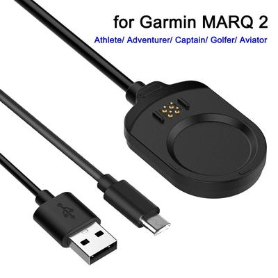 Зарядное устройство для Garmin MARQ 2 USB-C и зарядный кабель для умных часов MARQ2 Gen2 Adventurer/Driver/Aviator/Captain/Athlete/Golfer