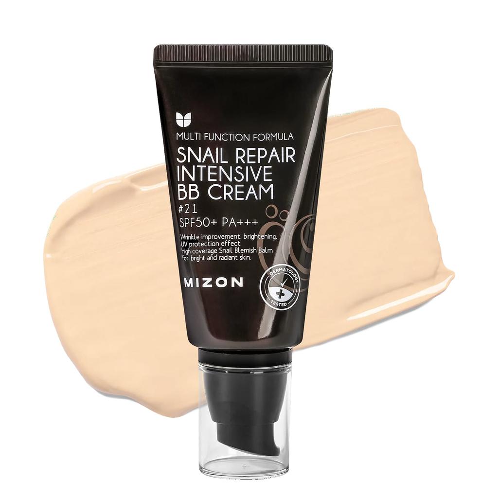 Mizon Интенсивный BB-крем Snail Repair, SPF 50+ PA+++, №21, 50 г (1,76 унции)