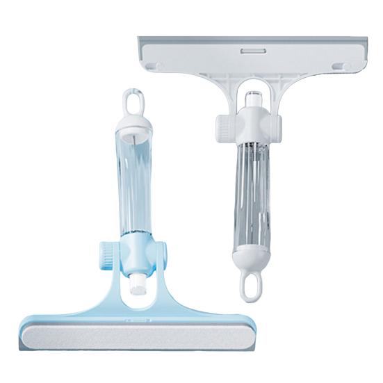 Стеклоочиститель Эргономичная ручка 3-в-1 Инструмент для мытья окон со спреем