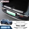 LINNUNU для zeekr 7x Автоаксессуары Защита багажника Накладка на порог Защитная накладка на задний бампер Накладка на дверь Аксессуары из нержавеющей стали
