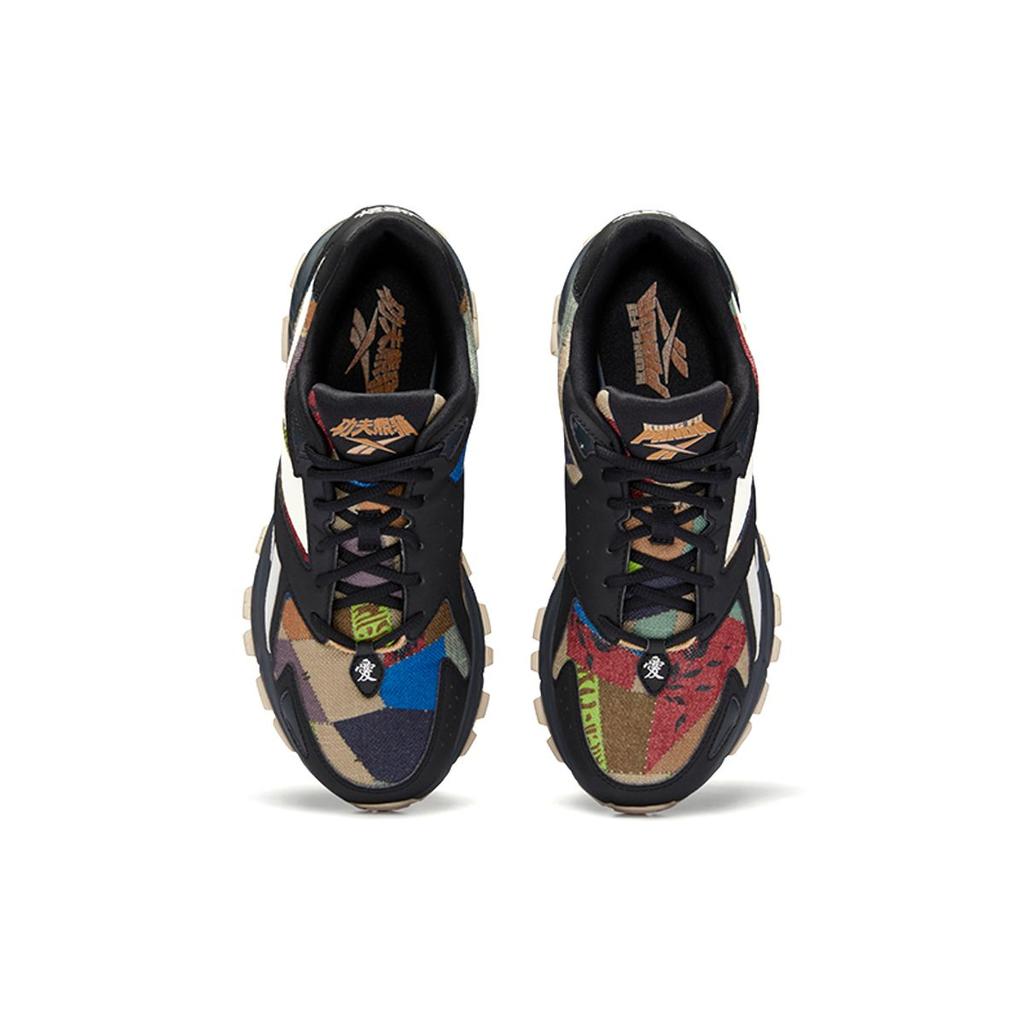 Кунг-фу Панда x Reebok Royal Hyperium Пэчворк Унисекс Кроссовки Черный Гравий Классический Белый H02991