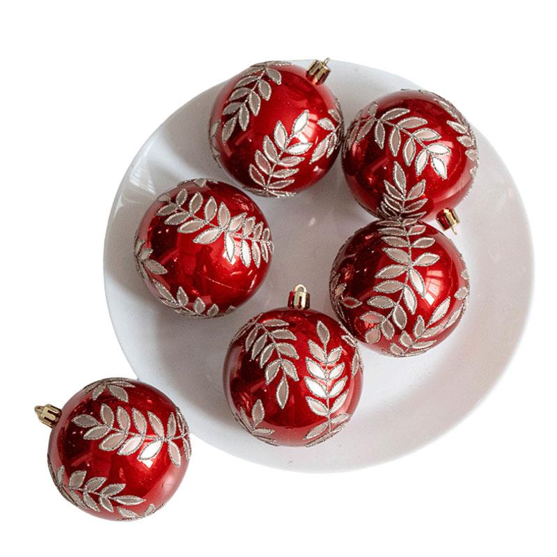 Набор Christmas Ball 8 см Подвесной шар Украшение для елки Подвеска Шары для елки Подвеска Украшения для Новогодней вечеринки