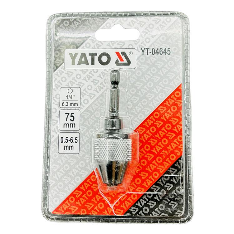 YATO Hex Shank 3-Jaw Quick Connect Drill Bit Adapter