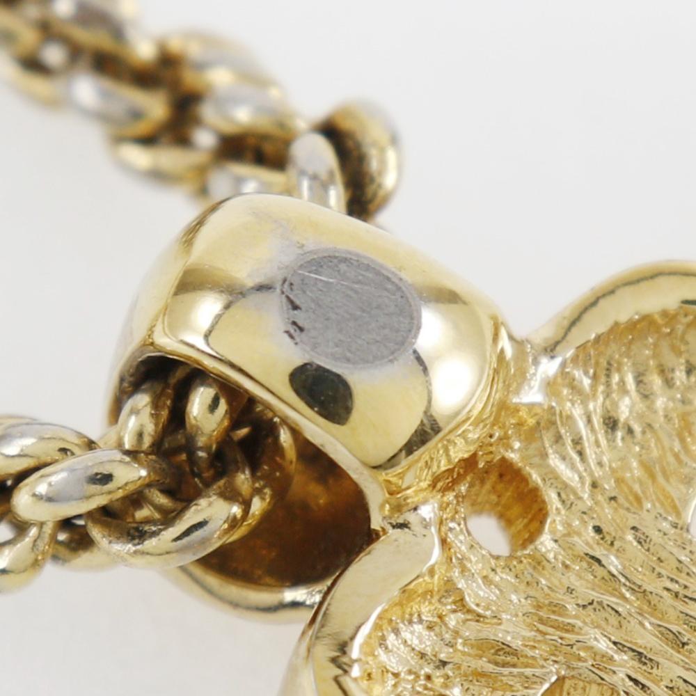 Dior Emblem logo Necklace vintage gold Plated Gold 74.6g Women Used
