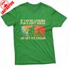 Tennis Player with Ice Cream Text Summer Unisex TShirt Casual Vintage Style Graphic Tee for Outdoor Activities Sports Tees