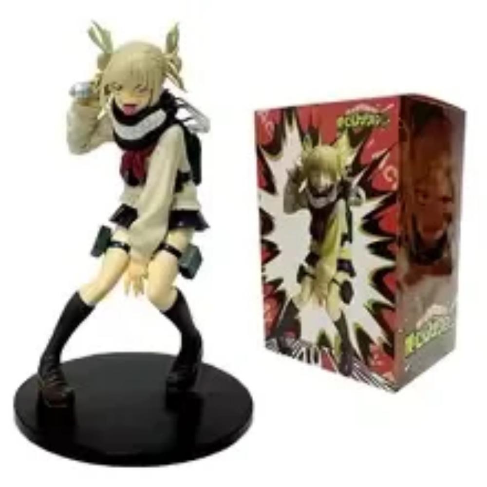 My Hero Academia Himiko Toga Anime Figure in Cute Uniform Battle Version Desk Ornament Collectible Model Toy Gift for Fans