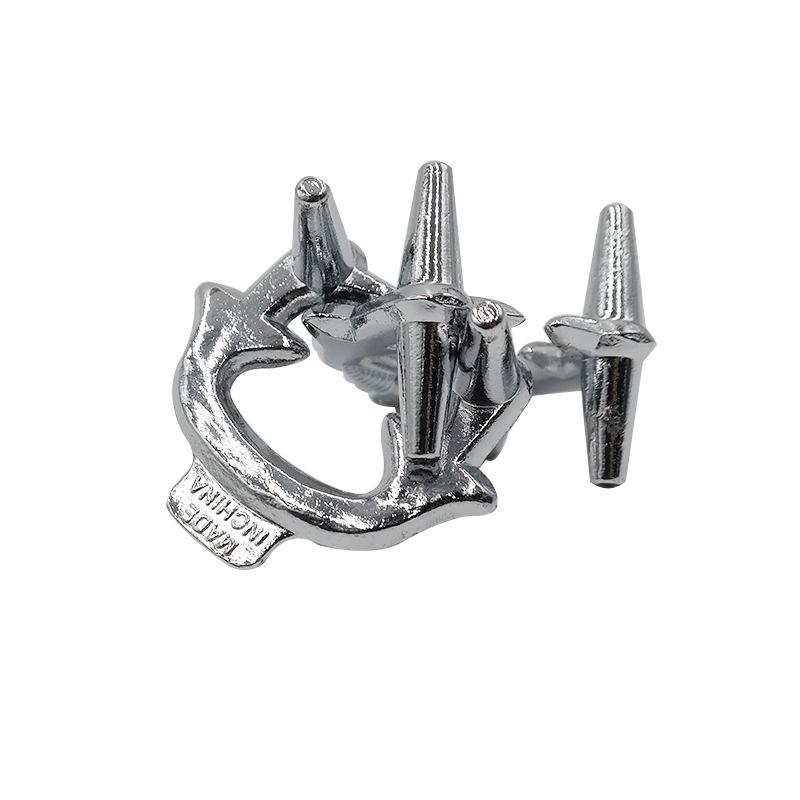 Puzzle Zinc Alloy Intelligence Unlocking Ring Unlocking Set, Nine-Link Educational Toy, Kong Ming Luban Lock Mechanism Box