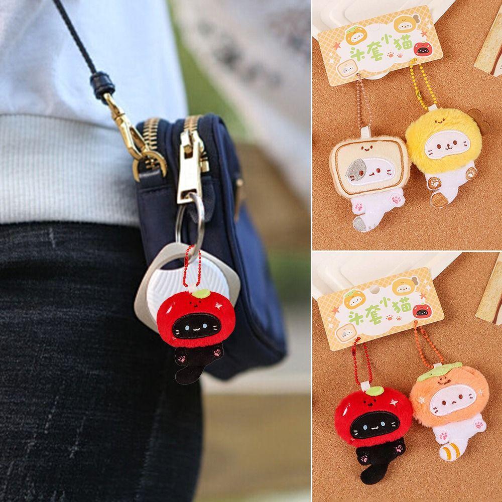 Car Decoration Plush Cat Keychain Pendant Cartoon Cat Couples Bag Ornament Ita Bag Gift Toys