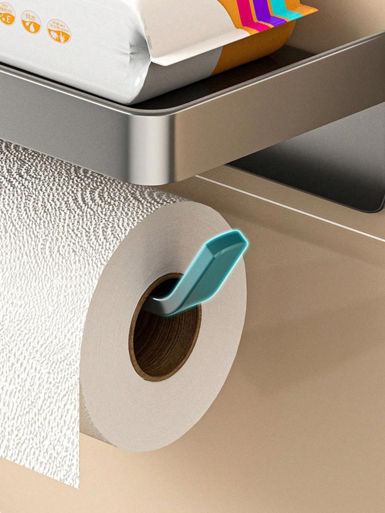 1шт клейкая углеродистая сталь + ABS держатель для туалетной бумаги с полкой, настенный диспенсер для туалетной бумаги, не требуется сверление