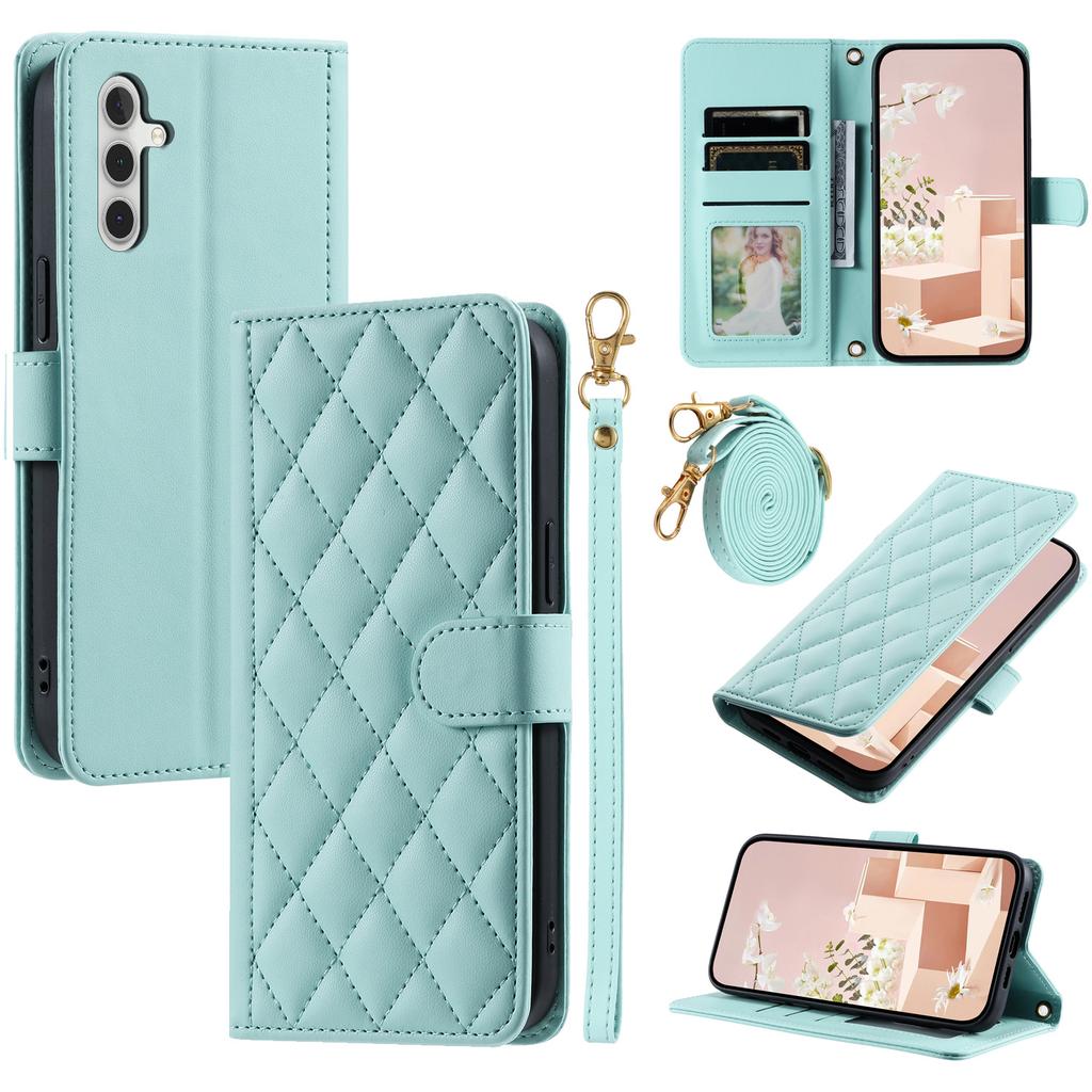 For Samsung Galaxy A15 4G/A15 5G Case Crossbody PU Leather Card Slots Phone Cover