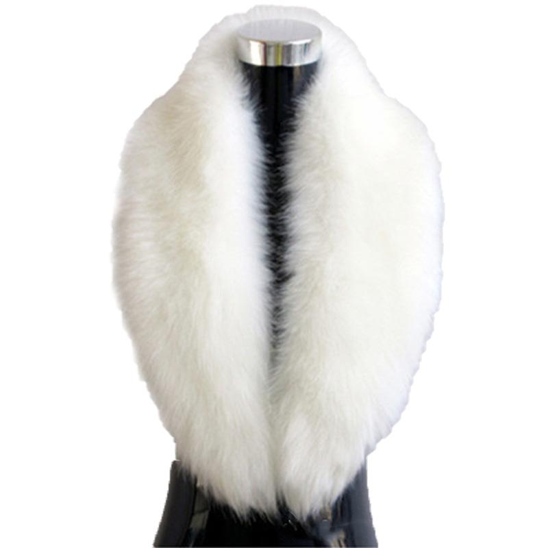 1Pc Women Thicker Shawl Warm Faux Fur Fluffy Scarf Winter Leather Collar