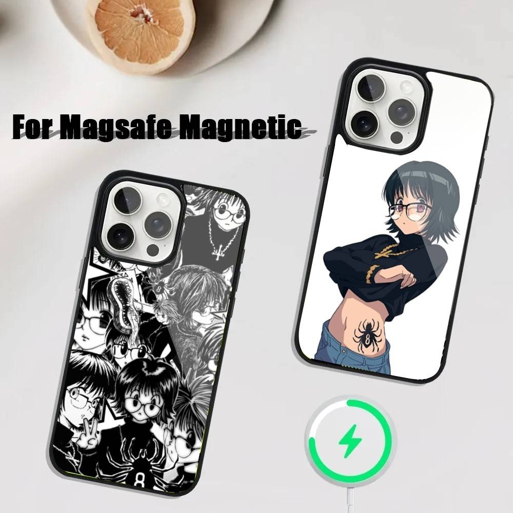 Чехол для телефона с изображением S-Shizuku M-Murasaki из аниме для iPhone 17,16,15,14,13,12,11,Pro,Max,Plus,Mini,SE4,E, Магнитный Magsafe Беспроводная зарядка