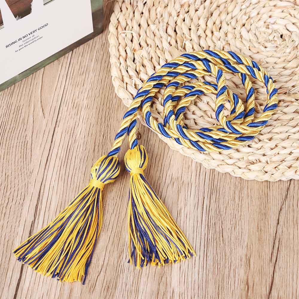 Craft Braided Party Supplies Yarn Honor Cord Graduation Honor Cords Bachelor Gown Tassels Cord