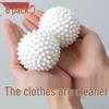 Волшебный мяч для стирки: Удалитель ворса и волос, Шарик для стирки против спутывания и дезактивации для одежды